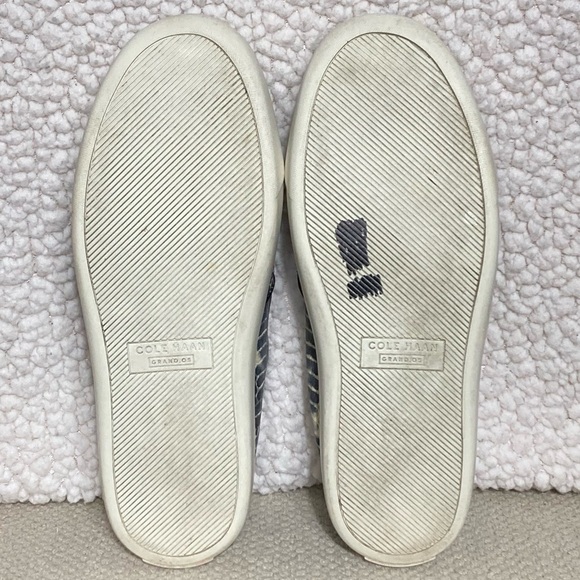 Cole Haan Woman's Bowie Snake Print Leather Slip On Casual Sneakers Shoes SZ 6B - Picture 8 of 11